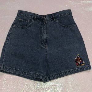 RARE Embroidered Disney Shorts